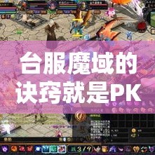 台服魔域的诀窍就是PK靠技术