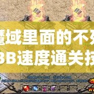 魔域里面的不死BB速度通关技巧