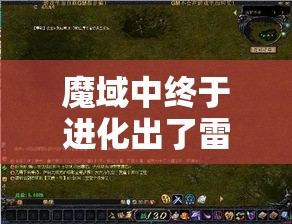 魔域中终于进化出了雷属性宝宝